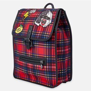 Disney Cruella De Vil Plaid Live Action Backpack Laptop Pocket 101 Dalmatians